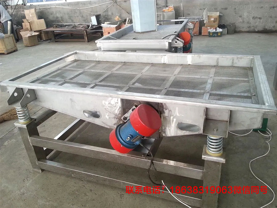 直線篩兩側(cè)電機(jī)安裝方位的說明